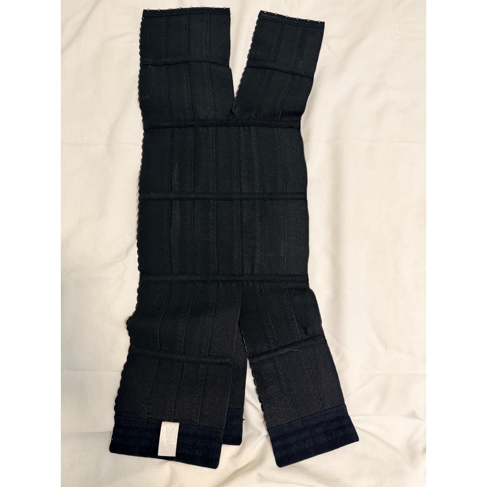 Black Multi Panel Waist Trainer Cincher Hook Eye Closure XL AA1107A CYDC194
